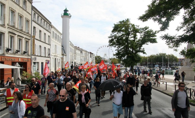Manifestation 12 septembre 2017 La Rochelle