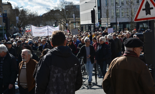 Manifestation Bordeaux