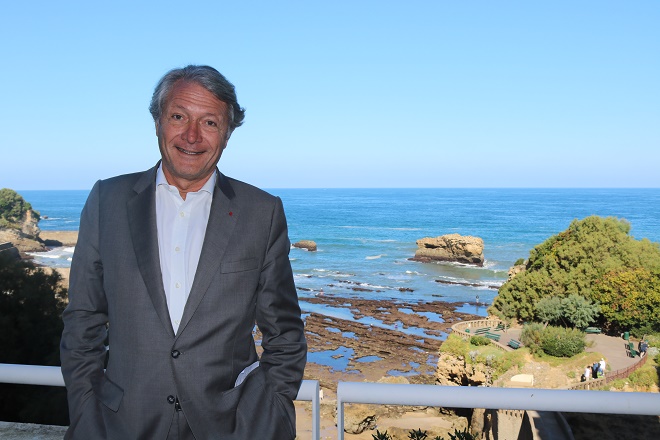Philippe Augier maire de Deauville à Biarritz