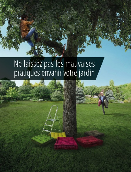 L’Unep, la MSA, les ministères de l’Agriculture et du Travail ont lancé une opération de communication avec le slogan « Ne laissez pas les mauvaises pratiques envahir votre jardin »