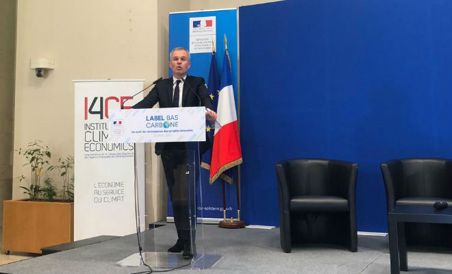 Le ministre de la transition écologique François de Rugy a lancé le 24 avril le bal bas carbone et invité le consortium rochelais a présenter son projet