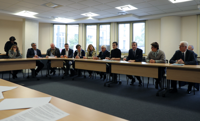 Le syndicat mixte de l'aéroport de Poitiers-Biard est composé de 17 délégués issus du département de la Vienne et de la communauté urbaine de Grand Poitiers