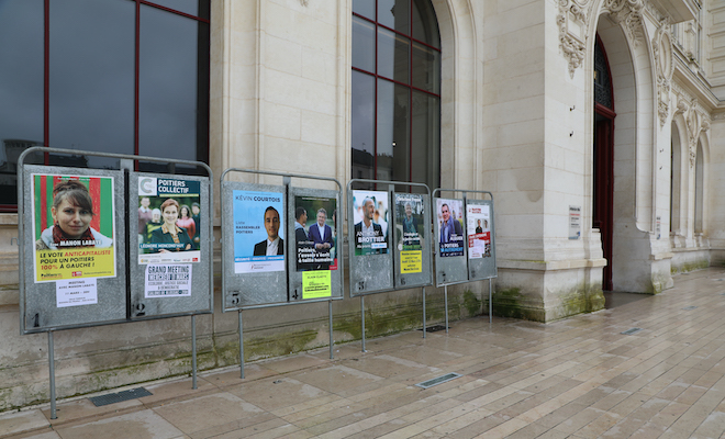 A Poitiers, huit candidats sont déclarés pour le premier tour des élections municipales qui se déroulent ce dimanche 15 mars.