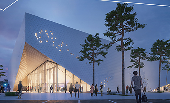Une architecture moderne pour la future Arena Futuroscope