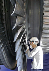 L'examen de la turbine de Civaux réalisé au printemps 2020 sur l'unité 1 et qui sera fait dans quelques semaines sur l'unité 2.
