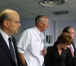 Alain Juppé, Professeur Dominique Dallay et Michèle Delaunay