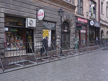 Euro vu de Cracovie - Mesures de sécurité